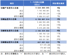 海關統計2024年1-5月國內印刷品、印刷裝備、印刷器材進出口動態